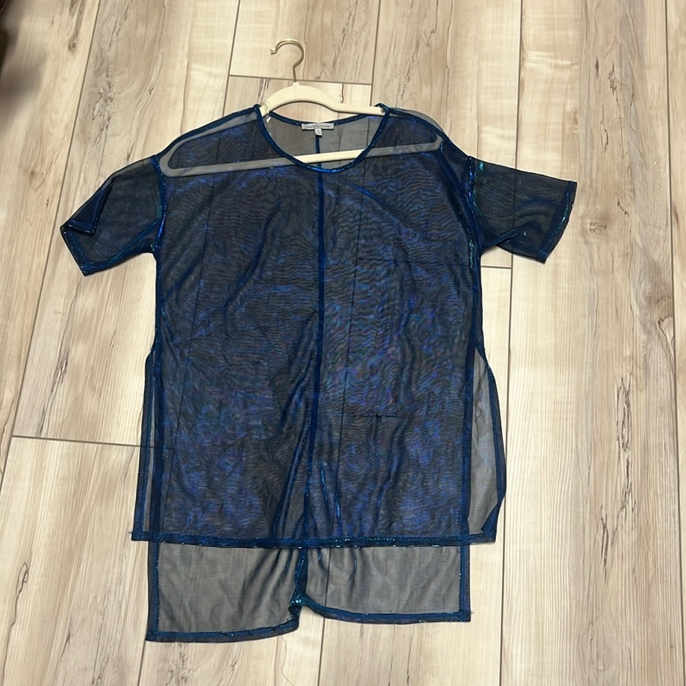 Mesh sparkle tshirt